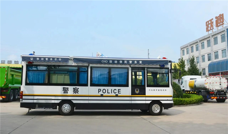 k8.com集团新能源8米拓展舱警务室--城市管理新助力